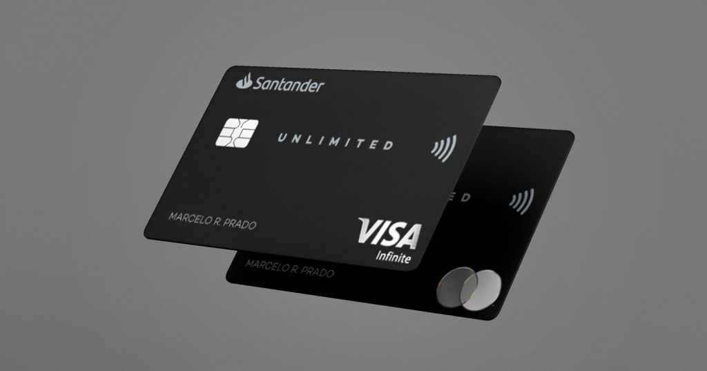 cartoes santander unlimited visa infinite mastercard black capa 2