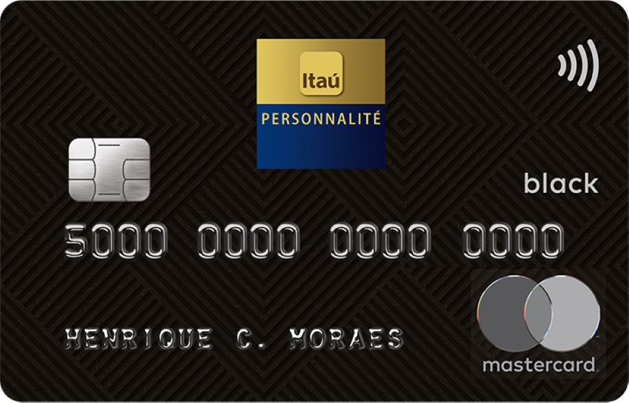 itaucard personnalite mastercard black v