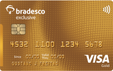 Cartao Bradesco Exclusive Visa Gold