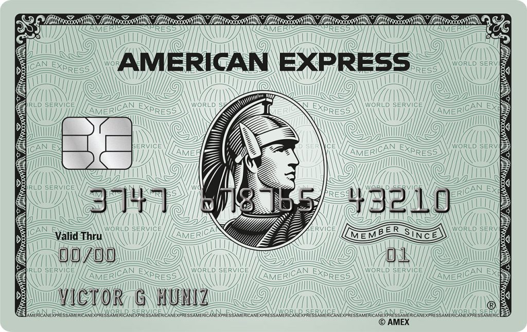 Cartão American Express Green